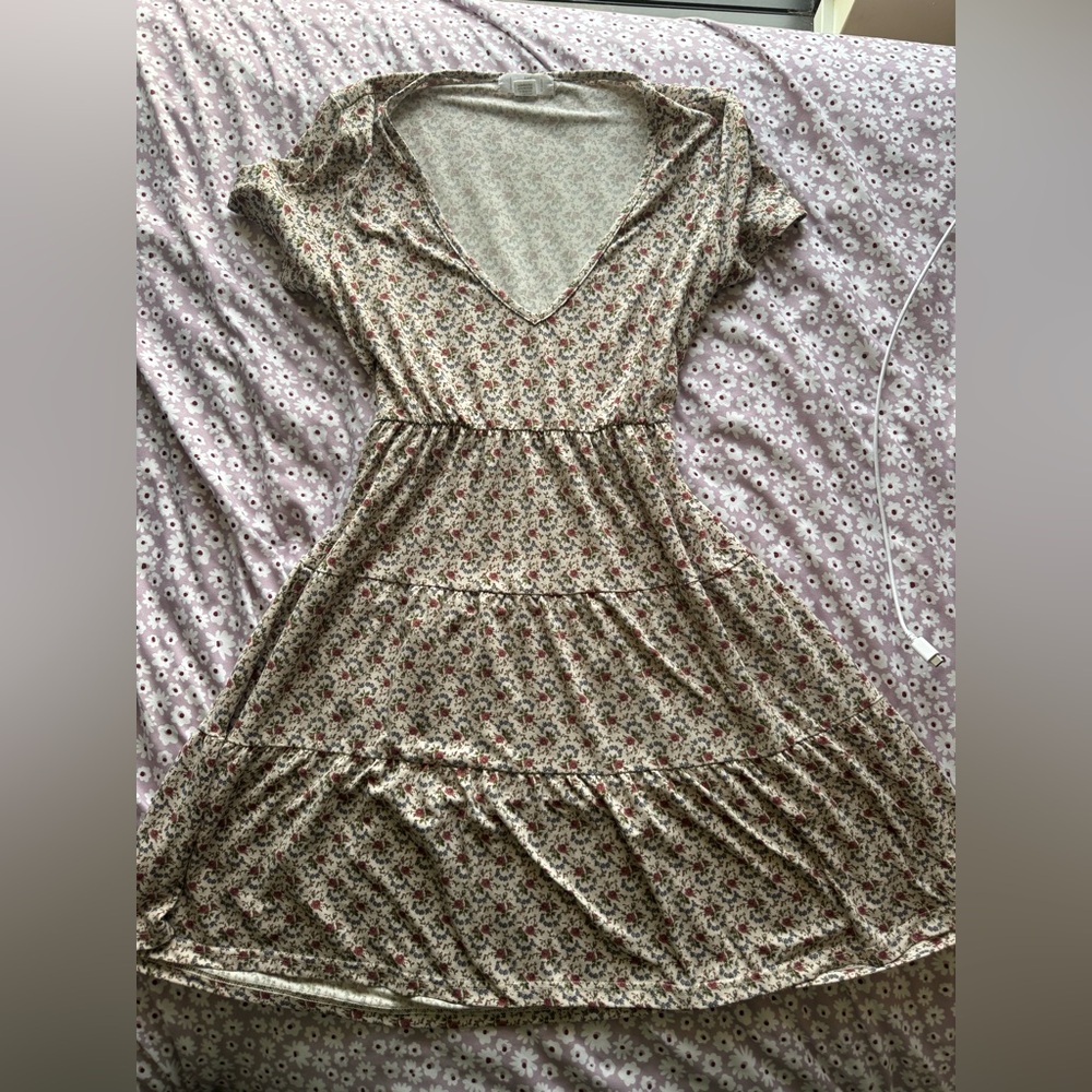 Floral V-Neck Dress